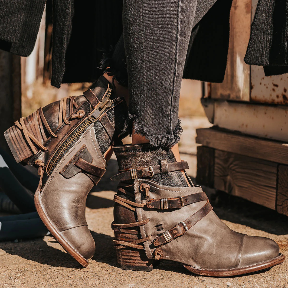 Anna – Orthopedic Leather Boots