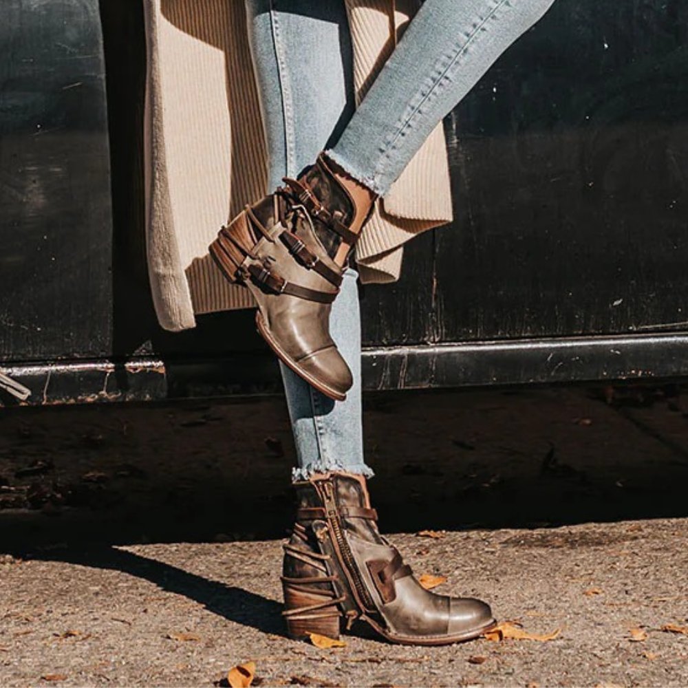 Anna – Orthopedic Leather Boots