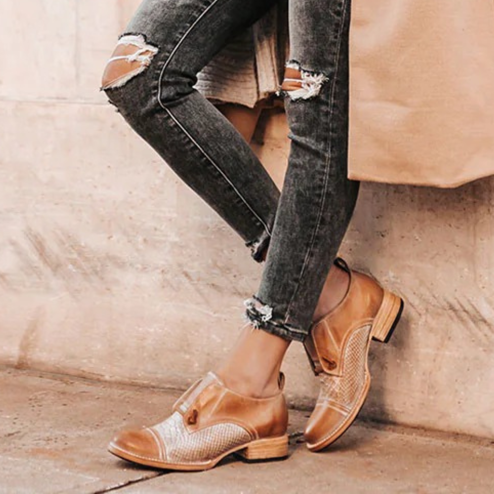 Brenda – Orthopedic Leather Shoes