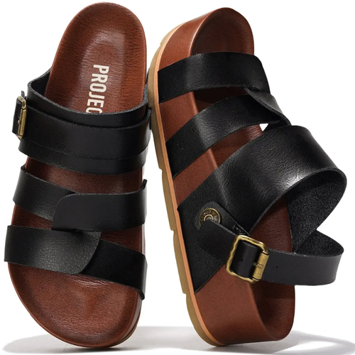 Carolyn – Orthopedic Platform Leather Sandals