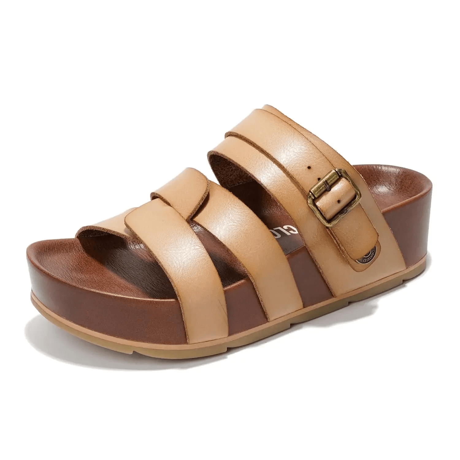 Carolyn – Orthopedic Platform Leather Sandals