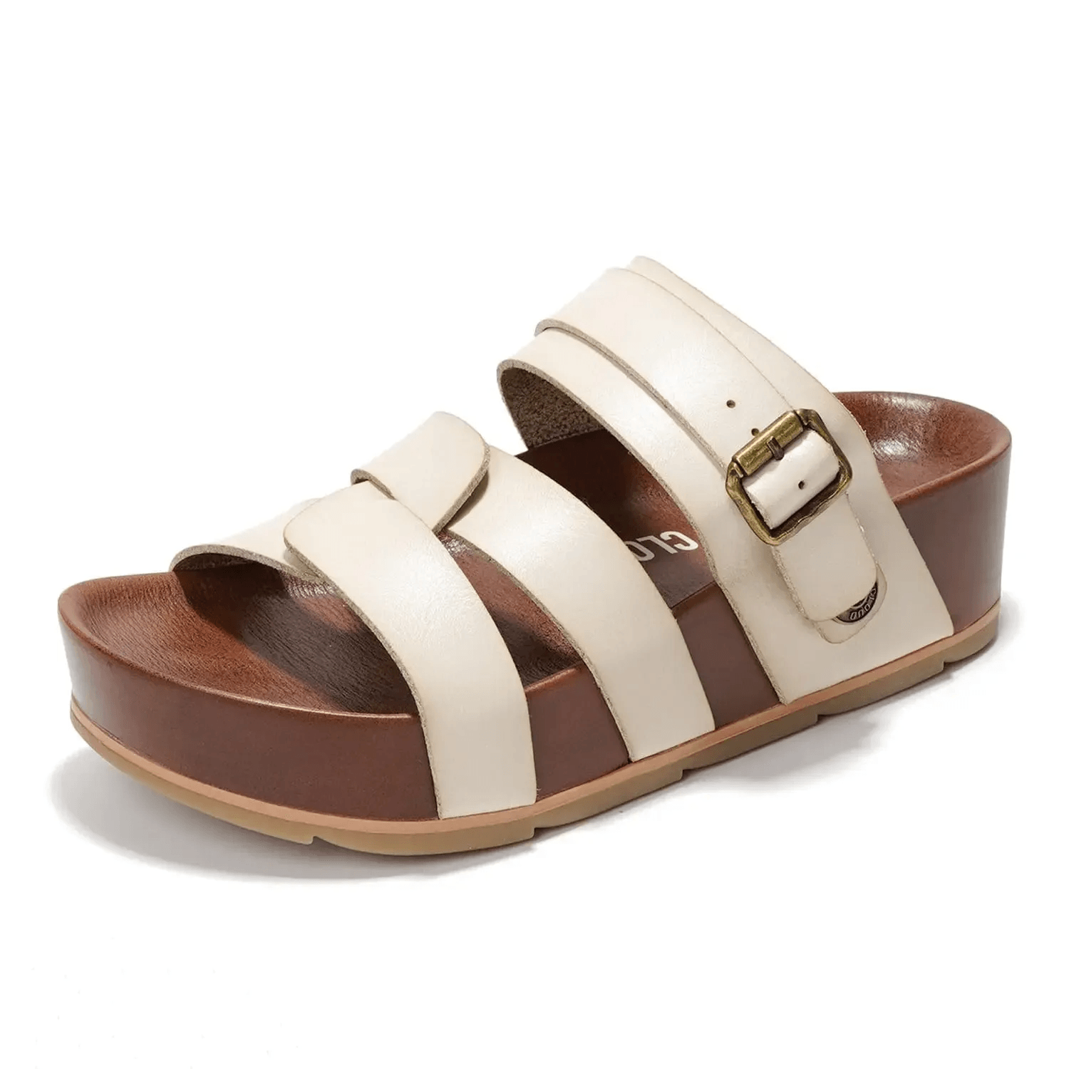 Carolyn – Orthopedic Platform Leather Sandals