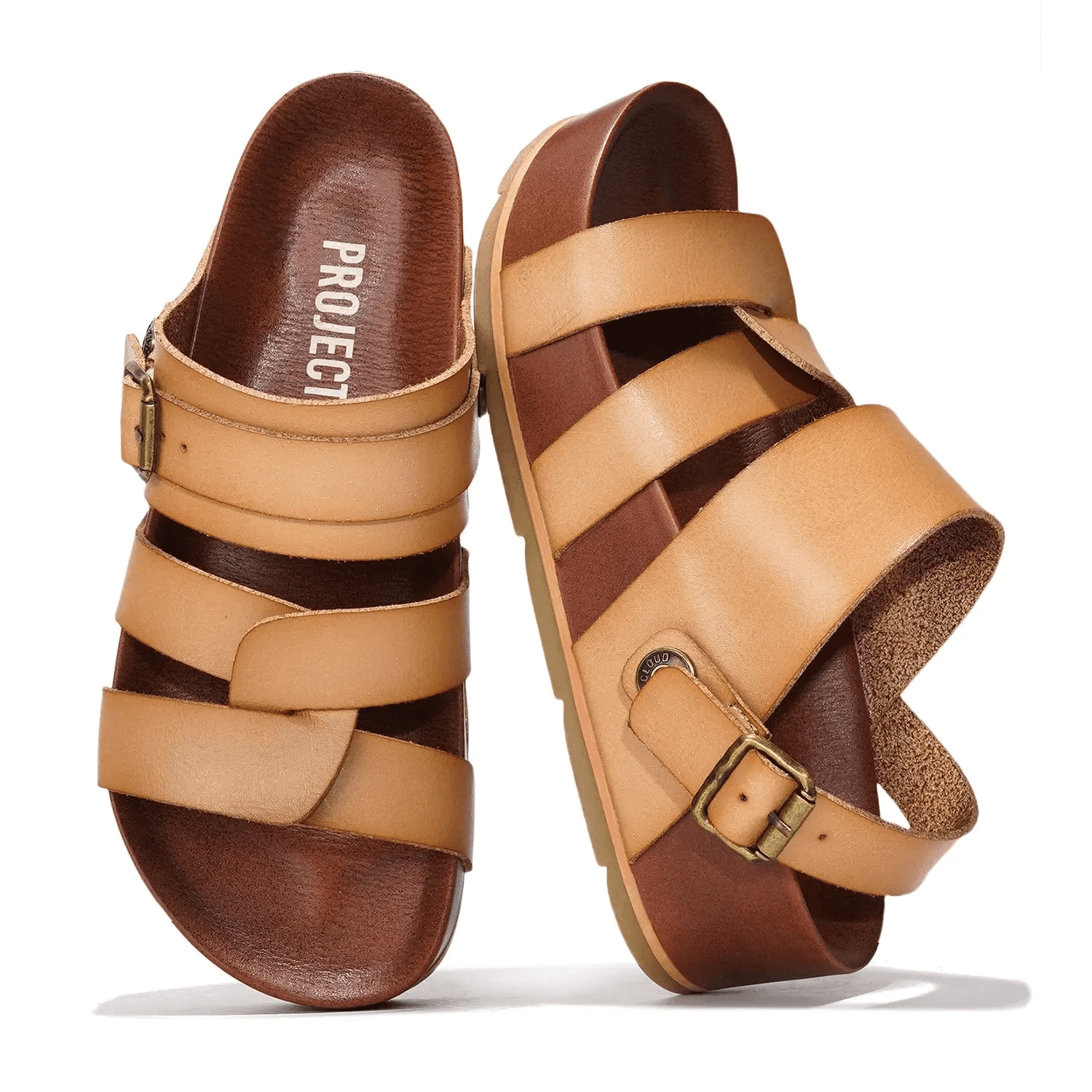 Carolyn – Orthopedic Platform Leather Sandals