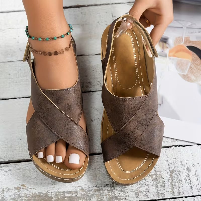 Helen – Orthopedic Wedge Sandals