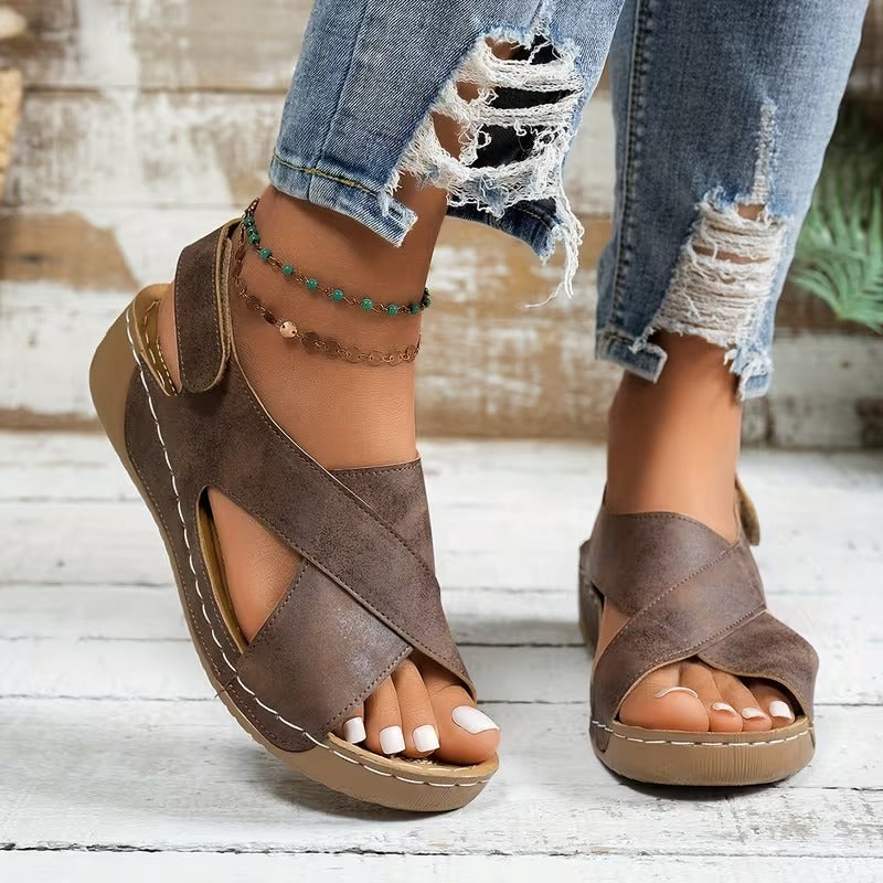 Helen – Orthopedic Wedge Sandals