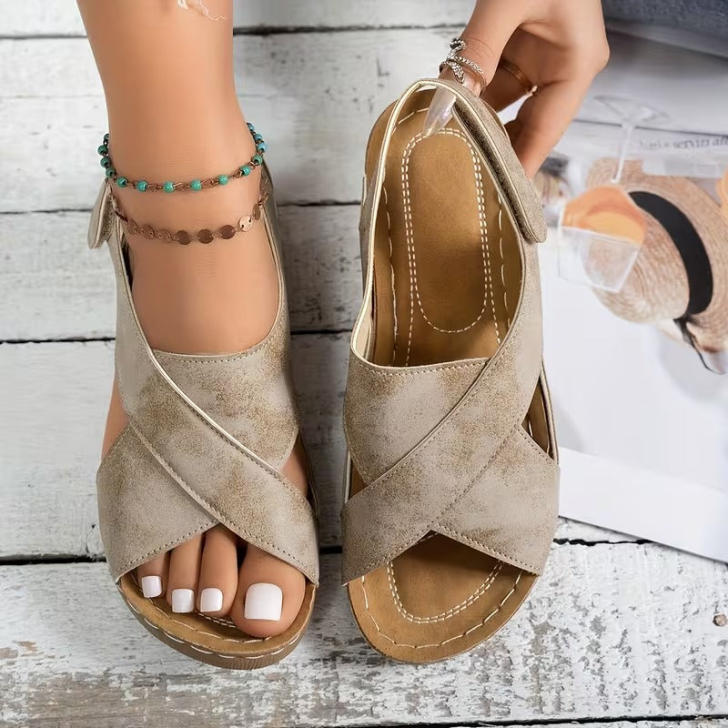 Helen – Orthopedic Wedge Sandals