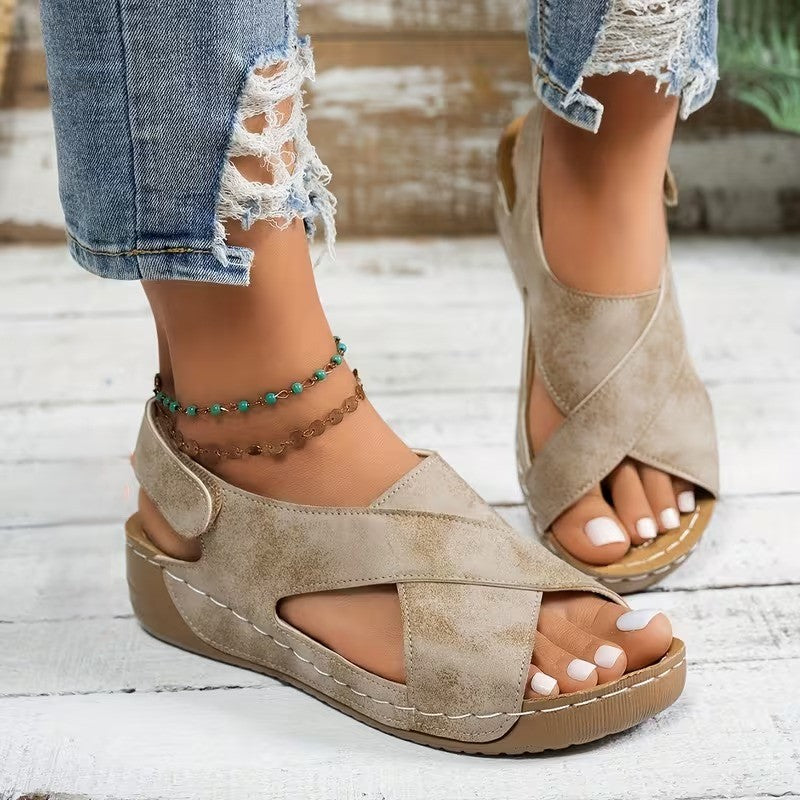Helen – Orthopedic Wedge Sandals