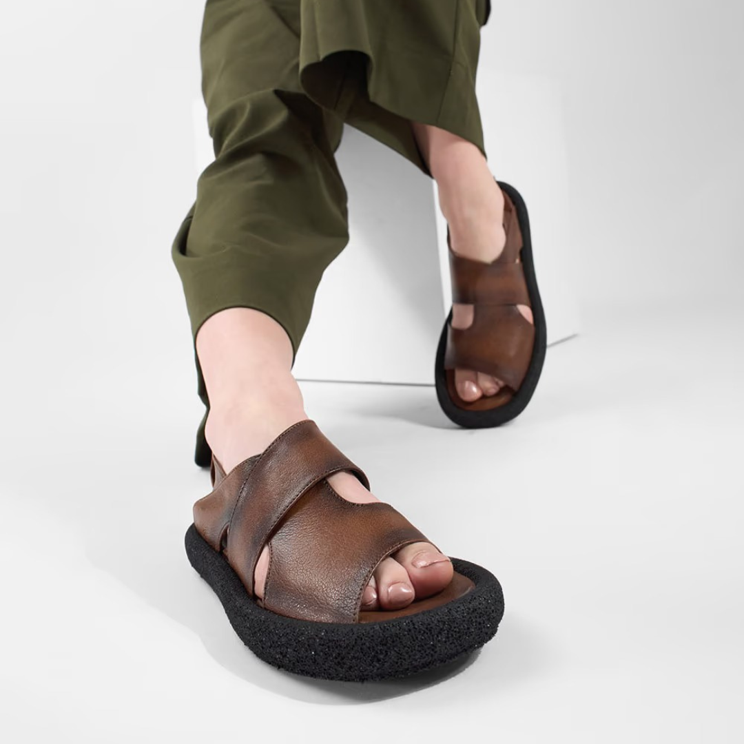 Jessica – Handcrafted Leather Orthopedic Sandals