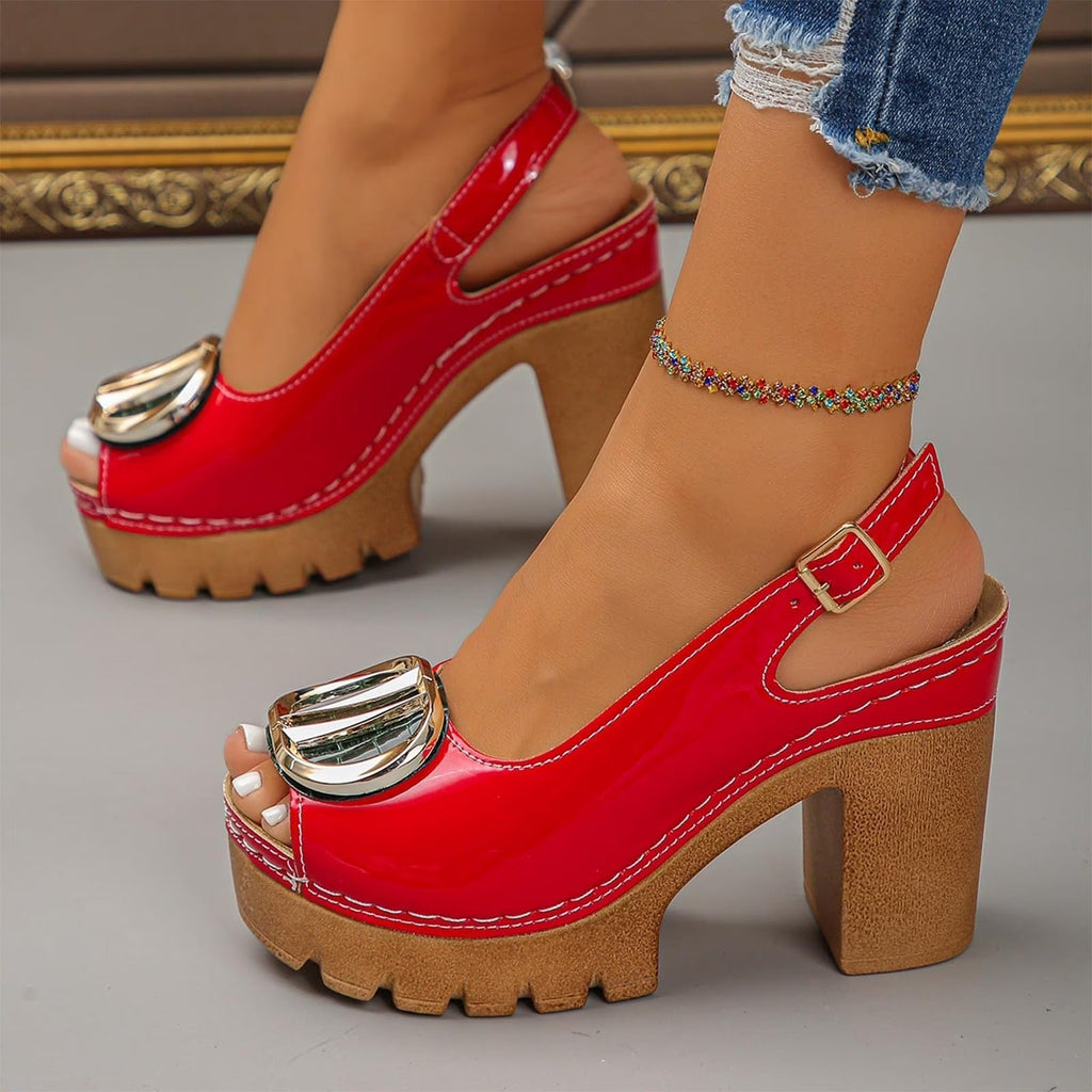 Katherine – Orthopedic Heeled Sandals