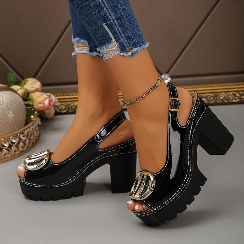 Katherine – Orthopedic Heeled Sandals
