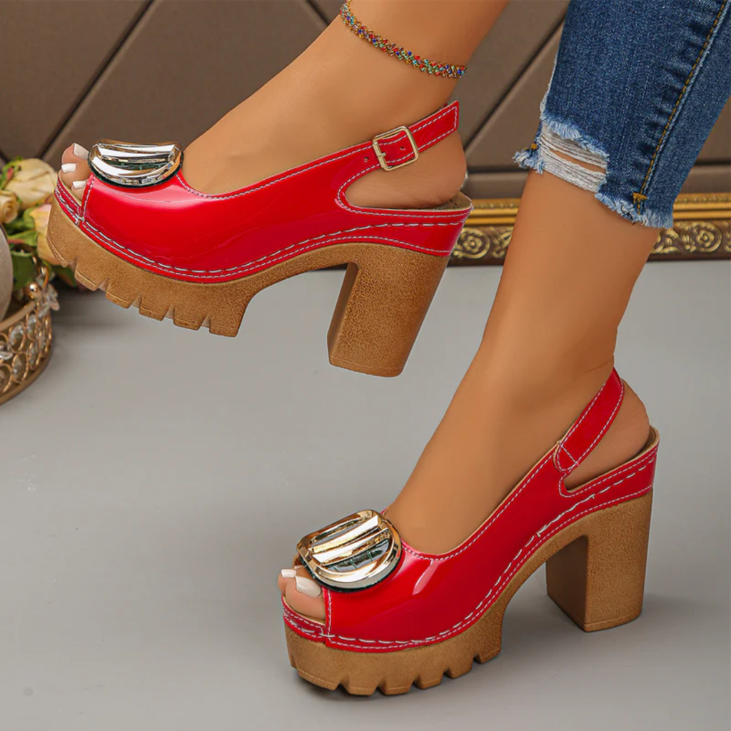 Katherine – Orthopedic Heeled Sandals