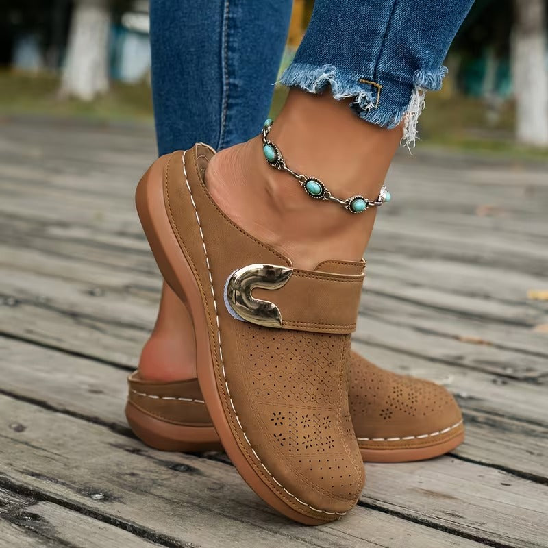 Nicole – Orthopedic Leather Sandals